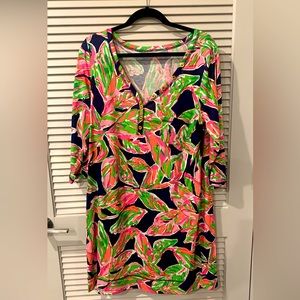 3/4 sleeve Dress Lilly Pulitzer XL Floral dress
